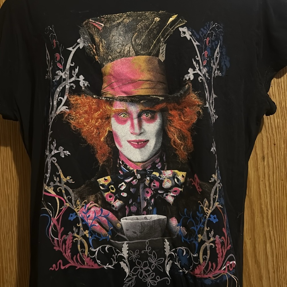 Mad Hatter Shirt Alice in Wonderland (Like New)